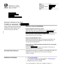 IRS Notice CP80, The IRS Hasn't Received Your Tax Return