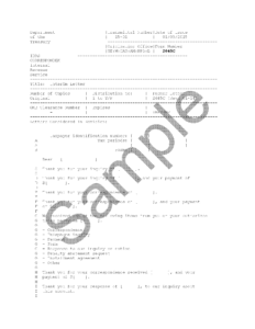 IRS Letter 2645C - Interim Letter