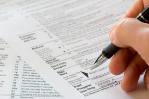 tax forms signature