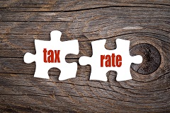 Tax rates on a puzzle piece